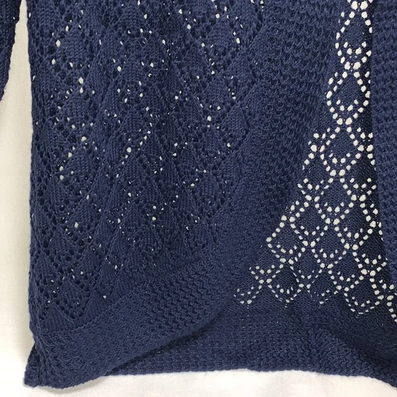 Navy Petite open cardigan - Picture 4 of 7